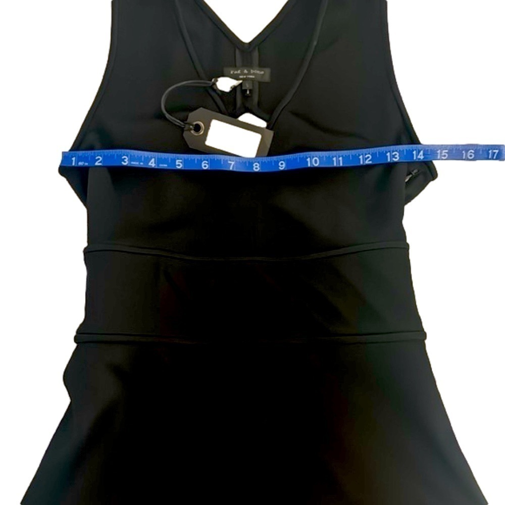Rag and Bone Astrid Black A-Line Back Cut Out Dress size S - Picture 4 of 10